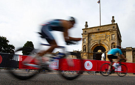 Blenheim Palace Triathlon Cyclist