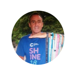 Bobby a Shine Night Walk participant