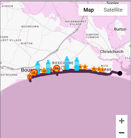 Map of route