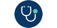 Challenge 3 early diagnosis icon - a stethoscope