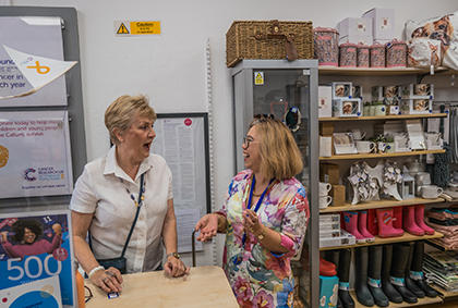 charity shop workers