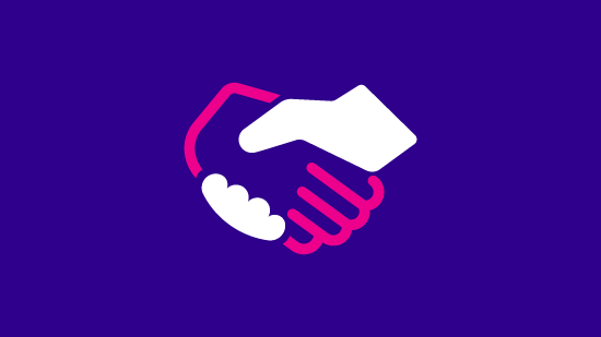 Hands shaking hands