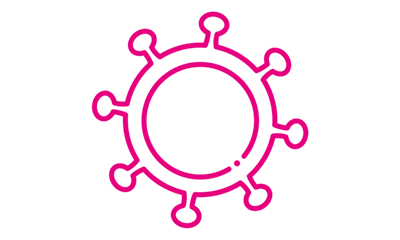 Image of COVID-19 cell