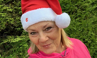 Denise at Christmas