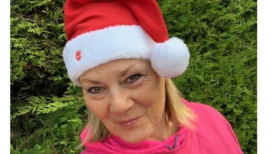 Denise at Christmas