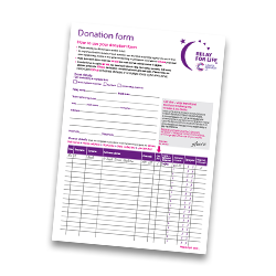 Donation form