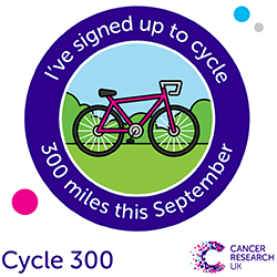 Cycle 300 - signed up badge Cycle 300 - signed up badge