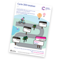 Cycle 300 always on totaliser poster