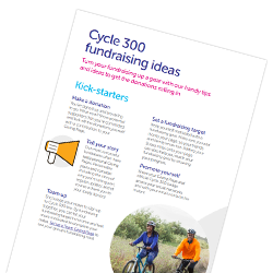 Cycle 300 fundraising ideas