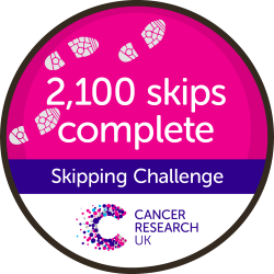 2,100 skips badge