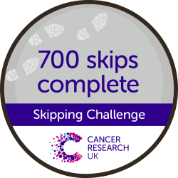 700 skips badge