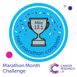 Half marathon badge - Marathon Month Challenge Half marathon badge - Marathon Month Challenge