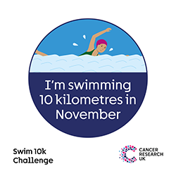 I'm Swimming 10K in November Challenge badge