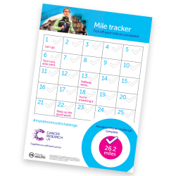 Marathon Month Challenge mile tracker