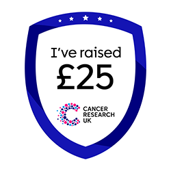 Raised £25 shield