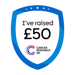 I've raised £50 shield