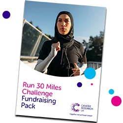 Run 30 fundraising pack front cover