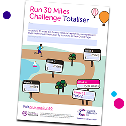 run 30 totaliser