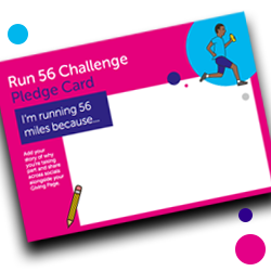 Run 56 Pledge Card