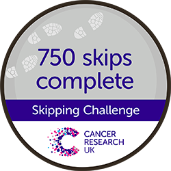 Skipping challenge 750 skips badge