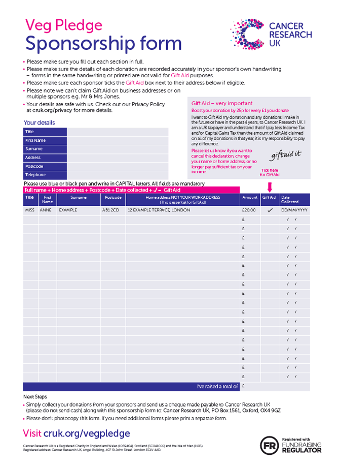 Veg Pledge For Cancer Research UK Fundraising Tools And Ideas veg-pledge-for-cancer-research-uk-fundraising-tools-and-ideas