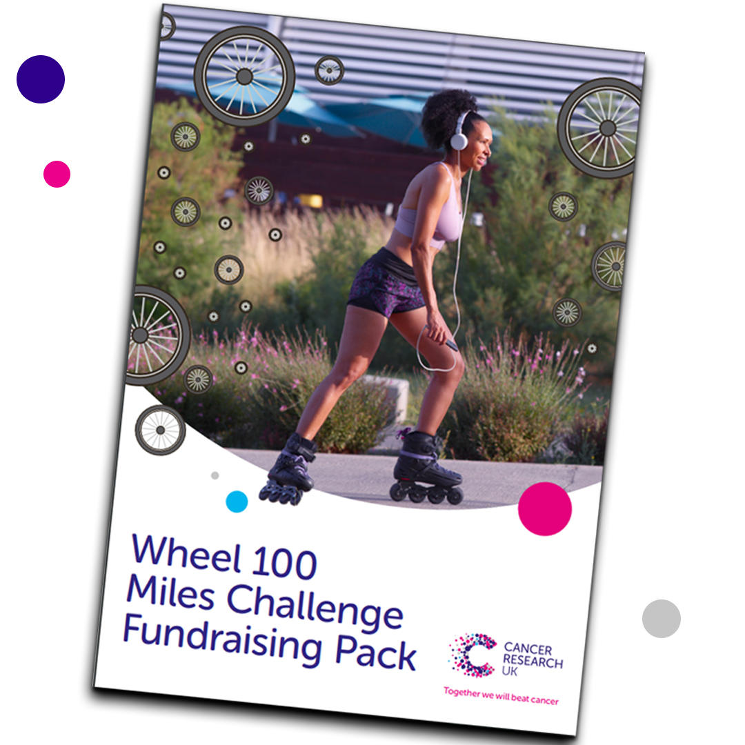 Wheel 100 Challenge Fundraising Hub Cancer Research UK