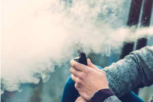 Man with e-cig