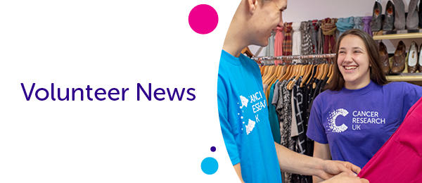 Volunteers looking at clothing