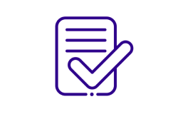 Update your contact details Blue form icon