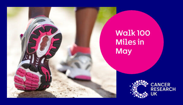 Walk 100 miles in May hero image