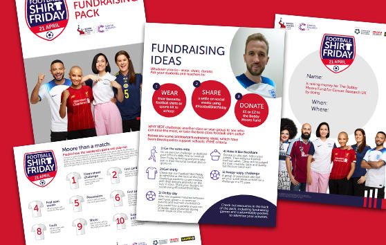 fundraising pack for football shirt friday