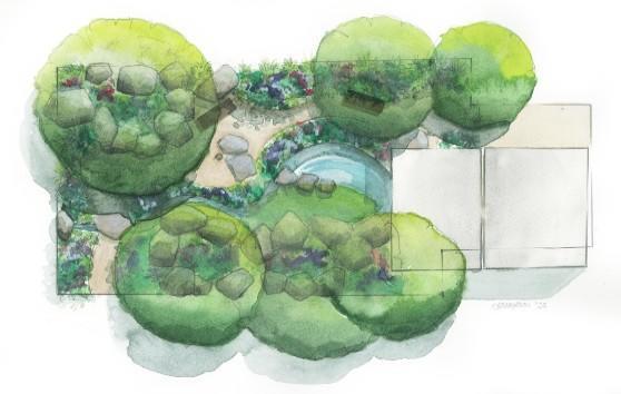 Illustration of the legacy garden