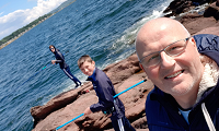 Graeme and his kids