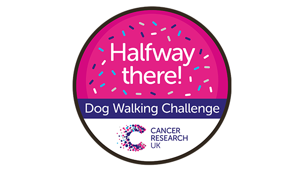 Dog Walking Challenge Halfway badge