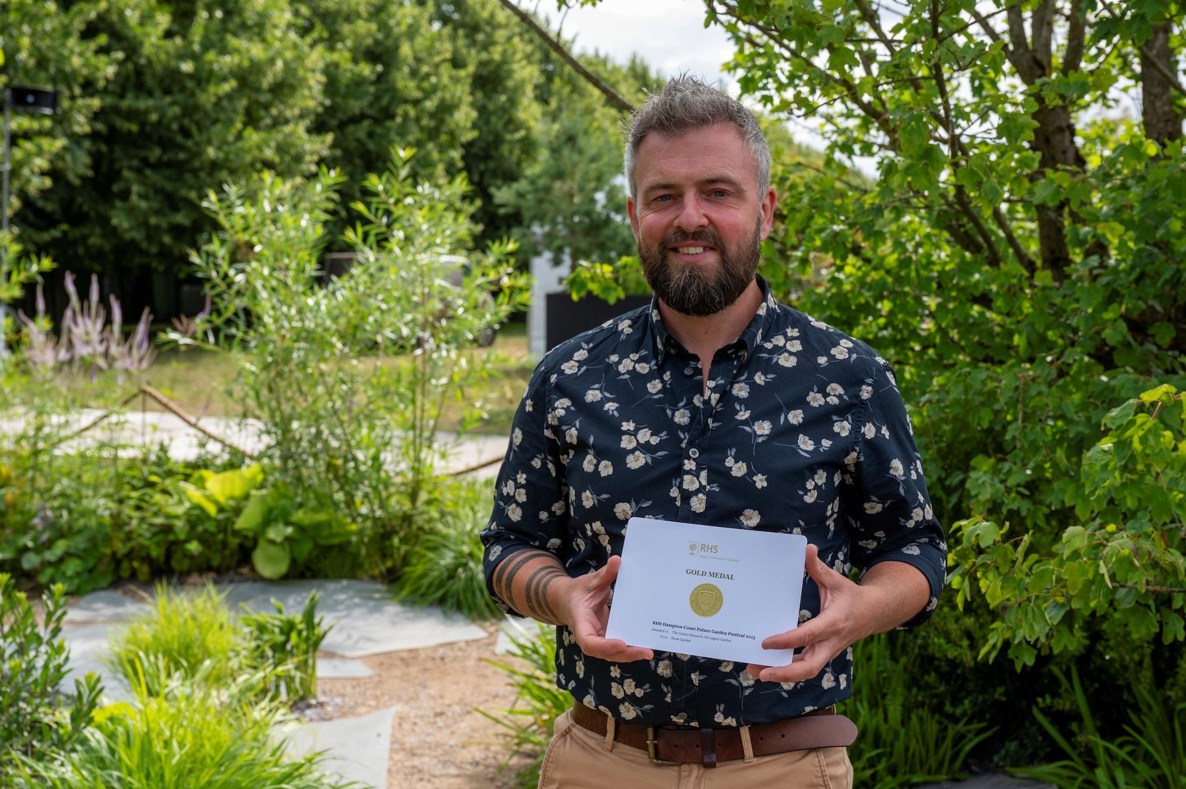 Garden designer Paul Hervey-Brookes