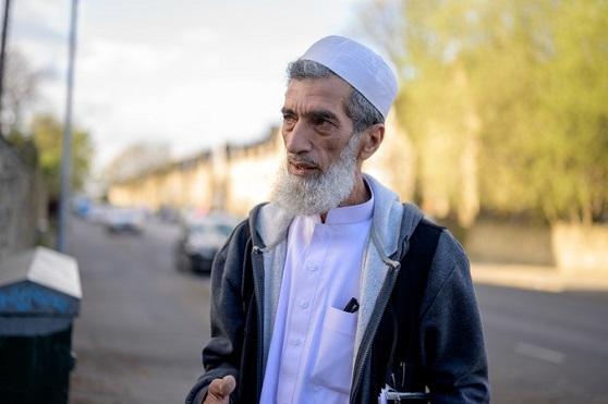 Man stood in street