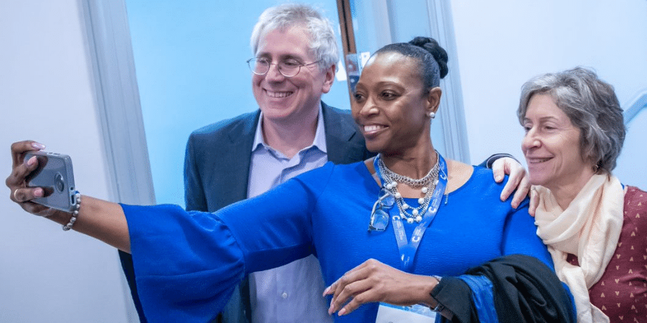 Members of the OPTIMISTICC team at the Cancer Grand Challenge Summit 2020