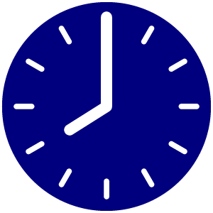 navy clock