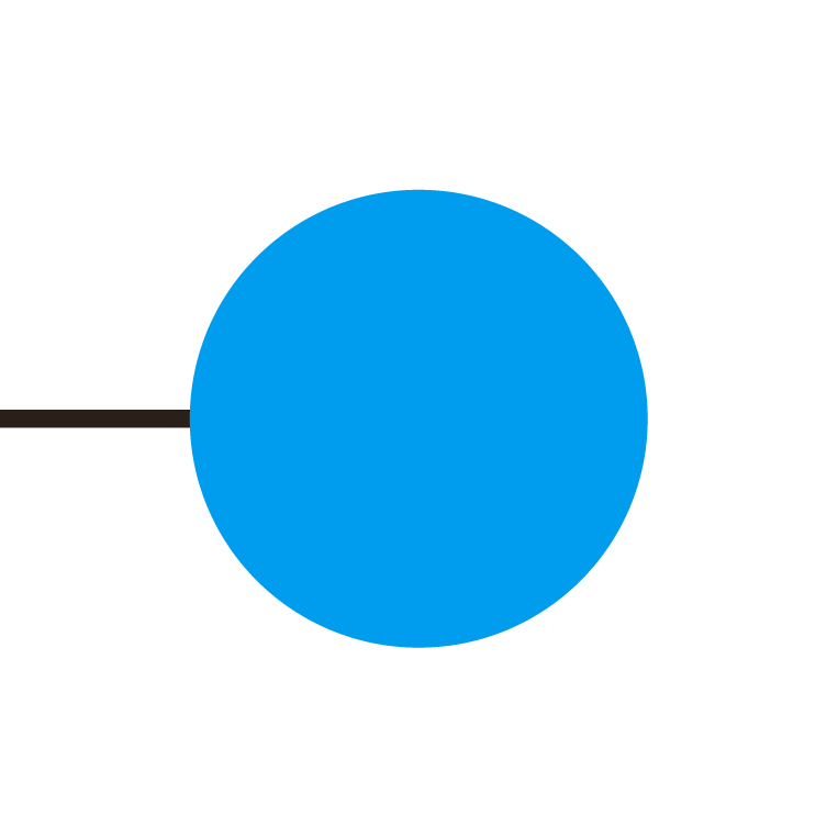 A decorative icon that signifies the end