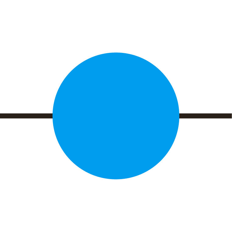 A decorative icon that signifies the middle