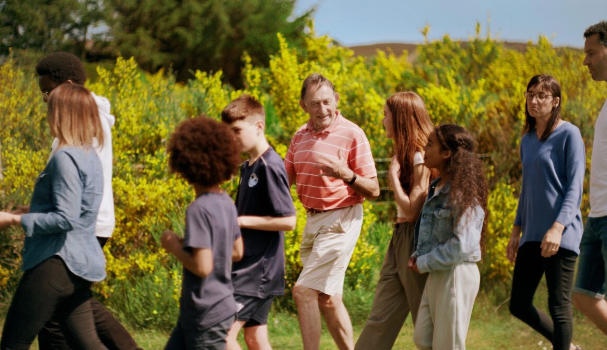 jo and group running