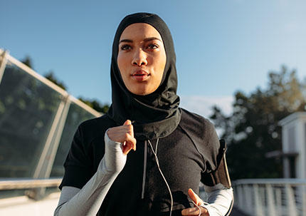 Woman jogging
