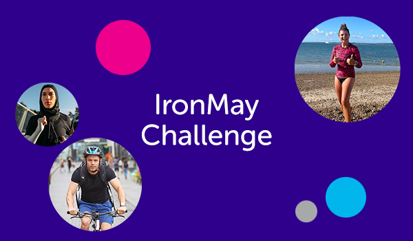 The IronMay Challenge. Run 26.2 miles, swim 2.4 miles and bike 112 miles