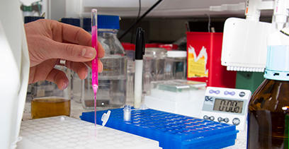Scientist in the lab