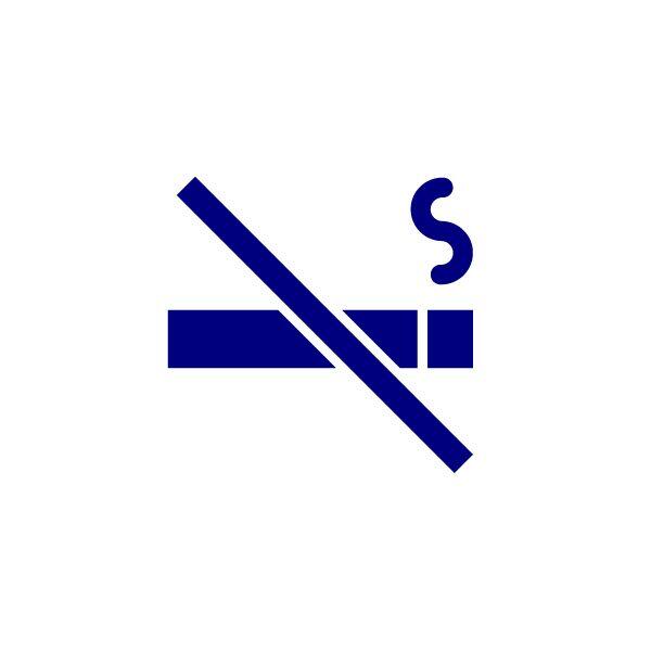 Icon navy no smoking