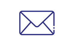Update your contact preferences Blue letter icon