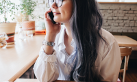 talking on the phone