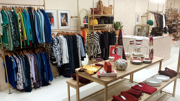 The interior of the Cancer Research UK shop in Marylebone
