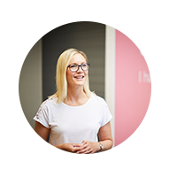 A photo of a person smiling