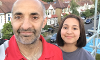 Neil and his daughter